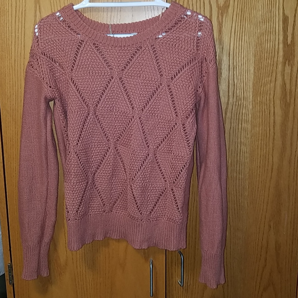 Dusty rose sweater